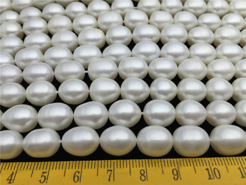 MoniPearl Rice Pearl 9.5-10.5mmX11-13mm,3A,Big Rice pearls,high quality,large hole,1.5mm,2mm,around 32pcs,rice pearl,loose pearl beads,high luster,LR10-3A-1